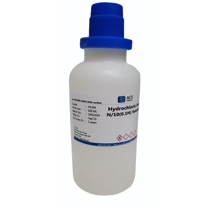 Hydrochloric Acid Ampule 0.1 N (N10), 100ml
