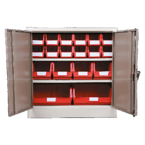 Ivory – Linbin ® Storage Bin Half Size Cabinet Kit