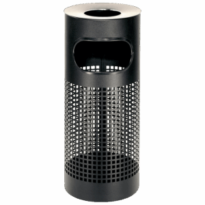 Square Punch Ashtray Litter Bin