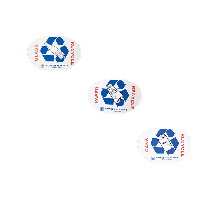 Sticker for Recycling Bins