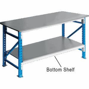 Industrial Workbench – Bottom Shelf Only