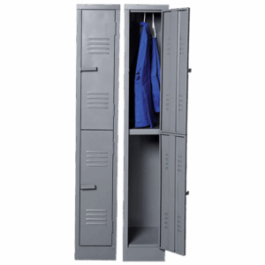 Solid Steel Locker Two Tier