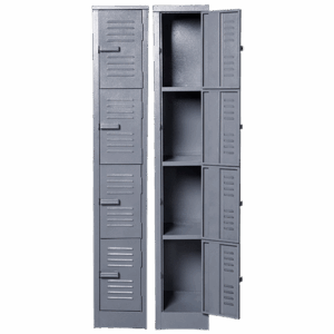 Solid Steel Locker Four Tier
