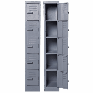 Solid Steel Locker Five Tier