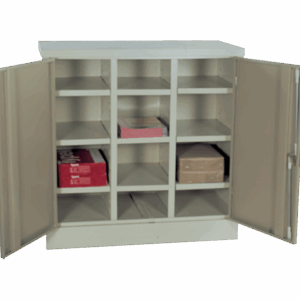 Steel Pigeon Hole Cupboard