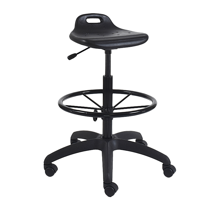 Industrial PU Draughtsman Stool