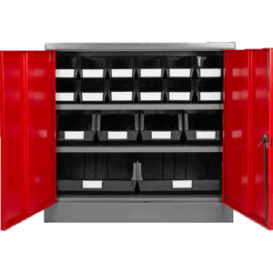 Red Door – Linbin ® Storage Bin Half Size Cabinet Kit