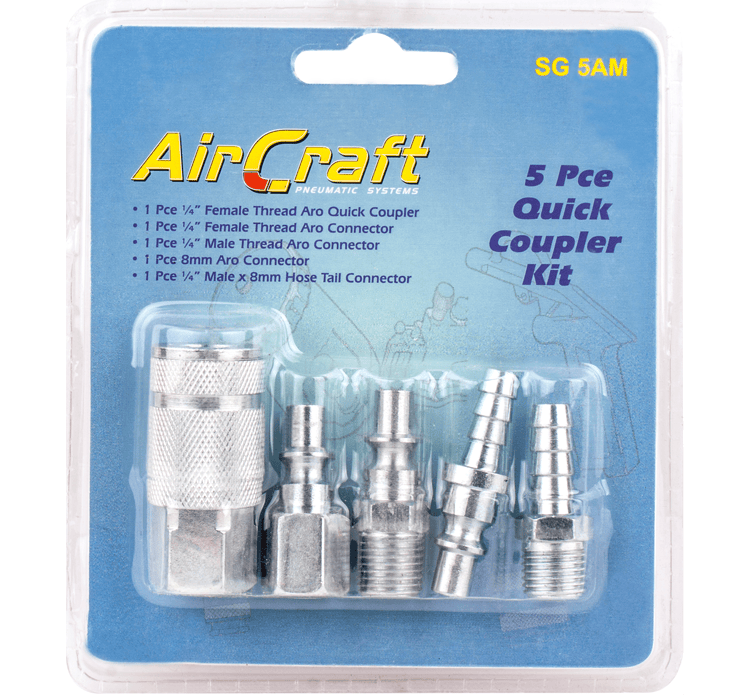 Quick Coupler Set – 5 Pce
