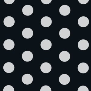 Black & Silver Dot Giftwrap (5m x 50cm)