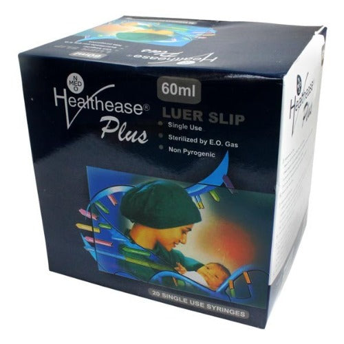 60ml Syringe Luer Slip (3part) Latex Free