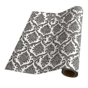 Black & White Damask (5m x 50cm)