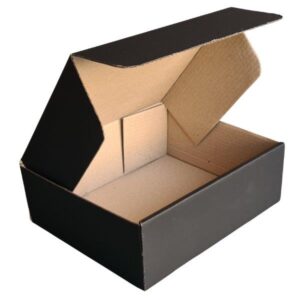 Black Gift Shipper Box – Large 300mm x 260mm x 100mm
