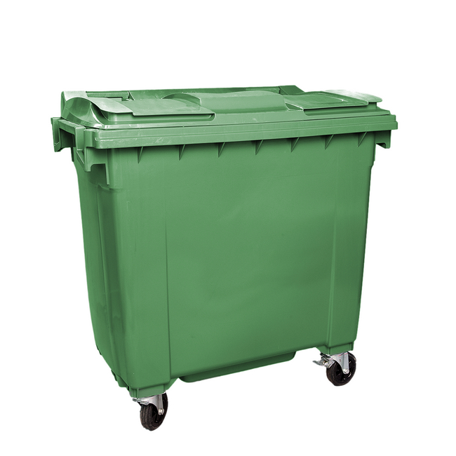 Yellow Medical Waste Wheelie Bin 240L