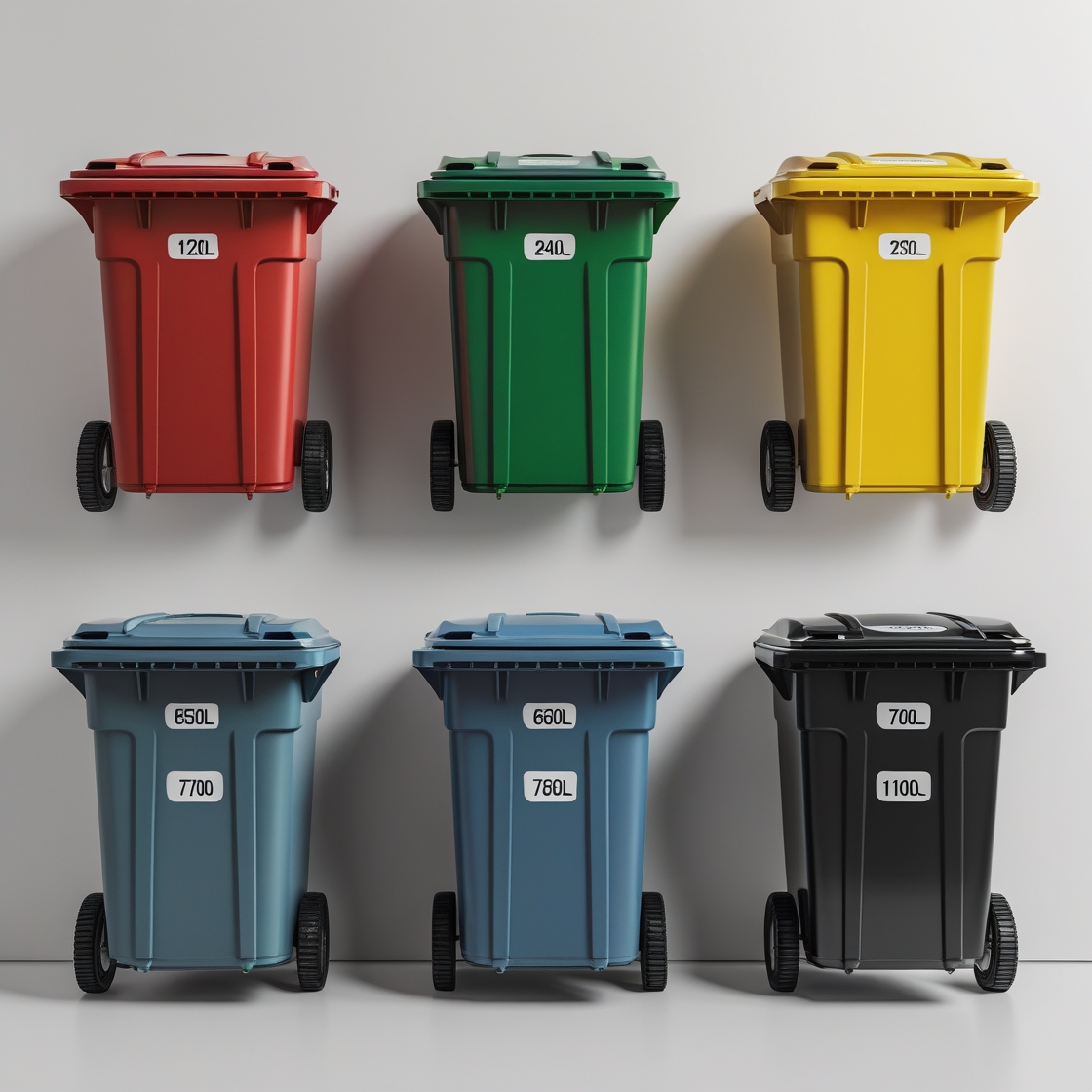 Large Wheelie Bin - Durable Waste Management Bin