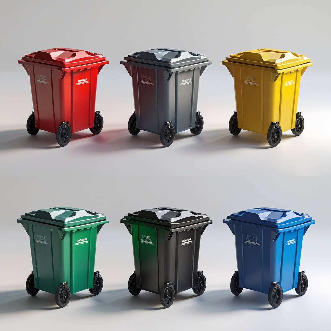 360L Wheelie Bin with Dolly