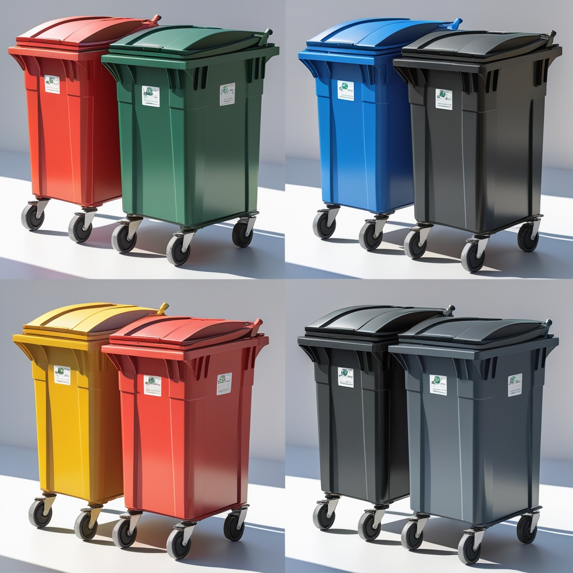 Ultra-Large 110 Litre Wheelie Bin,