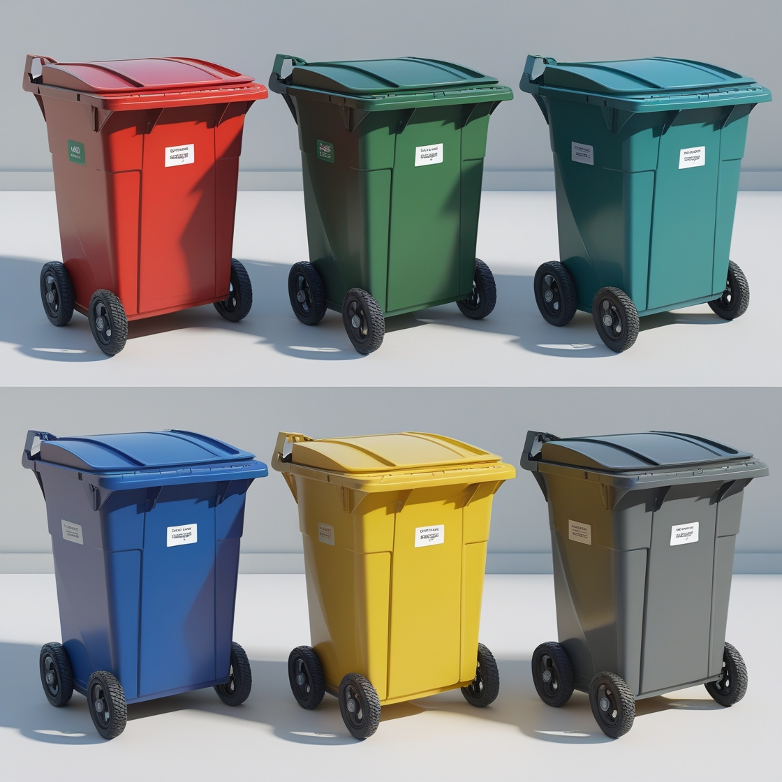 Alternative view of 140L Wheelie Bin - Durable Waste Management Bin