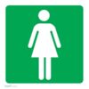 ABS Signage - Ladies Toilet - 150 x 150mm - SIGNLT