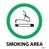ABS Signage - Smoking Area - 150 x 150mm - SIGNSA