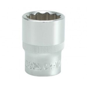Bi-hex Socket - 12 Point - Chrome Vanadium - 1/2" Connector - Standard Length - 20mm - YT-1282
