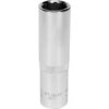 Bi-hex Deep Socket - 12 Point - Chrome Vanadium - 1/2" Connector - 76mm Length - 15mm - YT-12937