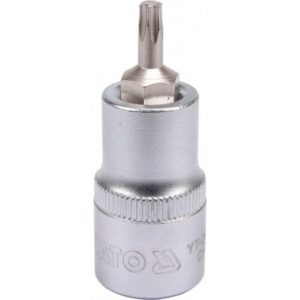 Torx Bit Socket - Male - Chrome Vanadium - 1/2" Connector - Standard Length - T25 x 50mm - YT-04311
