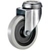 Castor Wheels - Thermoplastic Rubber - Bolt Hole - Swivel - 100mm - TOOC511