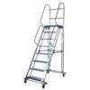 Mobile Safety Step Ladder - Mounty Rollstep - 8 Step - 2.860m High - MLH08