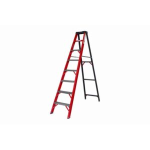 All Fibreglass Single Sided Ladder - Industrial A-Frame - 12 Steps - 3.6m - FGS12-ALL-SS