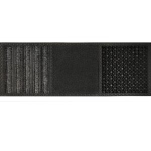 Disinfectant Mat - COBAcare Trio Zone - 99.5 x 39.5 x 1.5 cm - Black, Dark Grey and Anthracite - CDM004