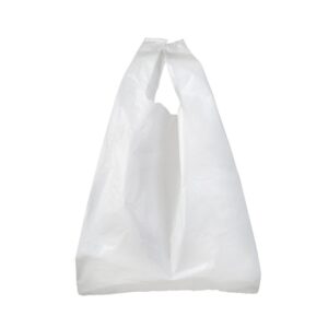 White Plastic Carrier Bags - 30 Micron - Mini 200 - 46 x 10 cm - Pack of 1000 - 2G_PLCAMI30