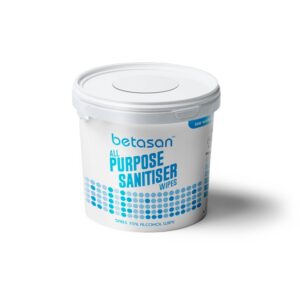 Wet Wipes - Betasan - 70% Alcohol - 1 x Bucket - 500 Sheets - WR_28