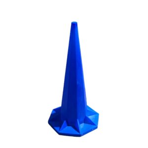 Safety Cone - Hard Plastic - Traffic Safety Barrier Cone - Jumbo - 1.8m - Blue - SXS047B