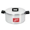 Pot with Lid - Hart - J7 BAK S.H - Aluminium - 6L - Pack of 8 - 770504