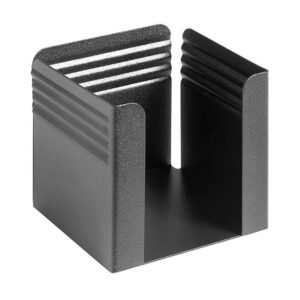 Paper Cube - Fluted Steel Range - Metal - 10.5 x 10.5 x 10.5 cm - Colour Options - 534BL