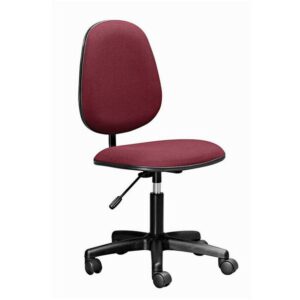 Office Typist Chair - Medium Back - Swivel - 90 x 42 x 50 cm - SE027-burgundy