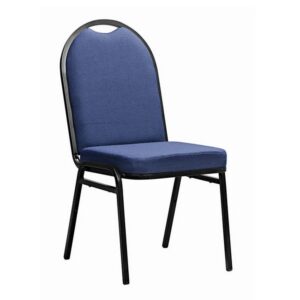 Office Chair - Banquet - Full Back - No Arms - Square Tube - 91 x 46 x 64 cm - SE019-blue