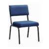 Office Chair - Economy Side - No Arms - Square Tube - 88 x 60 x 60 cm - SE018-blue