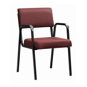 Office Chair - Economy Arm - Square Tube - 88 x 60 x 60 cm - SE016-burgundy