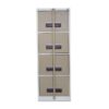 Steel Office Filing Cabinet - 4 Drawer File - Security Bar - Knock Down (Requires Assembly) - 130 x 47 x 63 cm - 4FC01KD-ivorykaroo