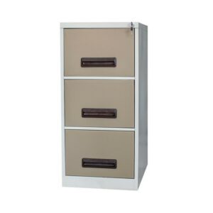 Steel Office Filing Cabinet - 3 Drawer File - 105 x 47 x 63 cm - 3FC01-ivorykaroo