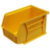 Stack & Hang Parts Storage Bin - Small Plastic Container - Size 4 - 21 x 14 x 13 cm - Yellow - BIN-4-YELLOW