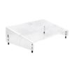 Ergonomic Mini Document Desk - Clear - MDCDH