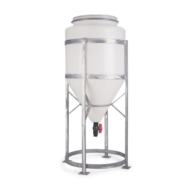 Conical Fermentation Tank - Lid and Tap - 350L - ColT350