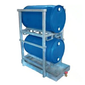 Drum Stacking System - Holds 2 x 210L Drum Drums - Steel - DS01677