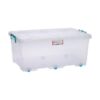 40L Clip and Lock Plastic Storage Box - Colour Options - Pack of 5