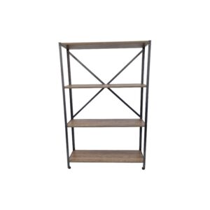 Trendi Shelf - Steel and Wood Shelving - 4 Shelf - 137 x 90 x 35cm