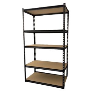 Steel Shelving - Initial Bay - 5 Shelves - Flat Packed - 92 x 46 x 183 cm - HH300102