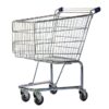 Steel Shopping Trolley - Metal Mesh - 100L
