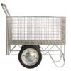 Wire Cart Trolley - Steel Mesh - 82 x 47.5 x 40 cm - 200kg Carrying Capacity